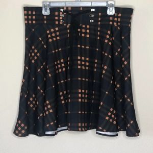 Cute plaid skater skirt